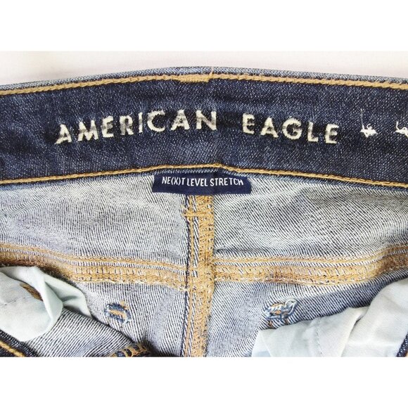 American Eagle Outfitters Size 0 X-Short Womens 36" Inseam Skinny Kick Stretch - Picture 5 of 13